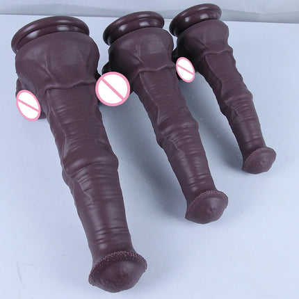 S/M/L Huge Horse Dildo Realistic Animal Penis High Simulation Sex Toys With Suction Cup Anal Plug for Adults Masturbation Orgasm