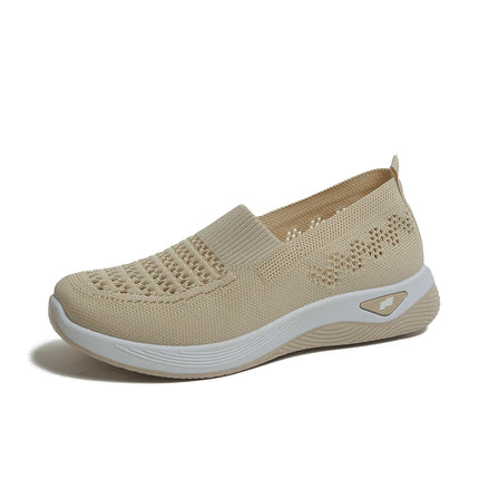 Fashionable casual single shoes, breathable and comfortable women's shoes, sports vulcanized shoes, anti-slip flat shoes