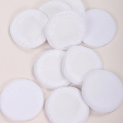 2-5-10-20Pcs Portable and Practical High-Grade White Round Powder Puff for Base and Fixing Makeup