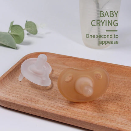 1pc Baby Pacifier For Daily Use Soothing Round Head Design Baby Reborn Silicone For Baby Accessories Newborn