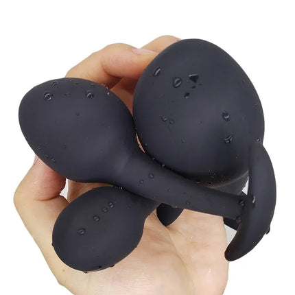 Silicone Anal Dilator But Butt Plug,Tadpole Shaped Buttplug Butplug Analplug,Anus Ass Beads Anchor Sex Toys,Prostate Massage