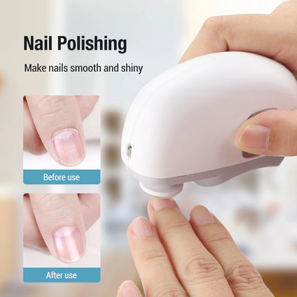 Electric Nail Clippers 2 in 1 Nail Trimmer Automatic Nail Cutter Manicure For Adult Care Scissors Body Tools