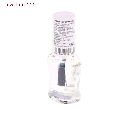 New 6ml Health Transparent Top Coat Clear Enhance Glitter Nail Polish Nail Art Armor Oil No-bake Long-lasting Quick-drying Oil