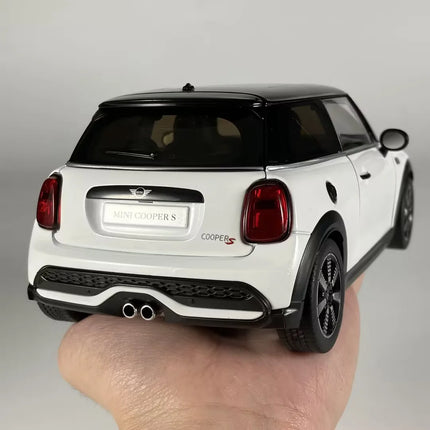 1:18 BMW Mini Cooper S Alloy Metal Diecast Model Car Home Trendy Ornaments & Computer Desktop Decoration High Simulation Vehicle