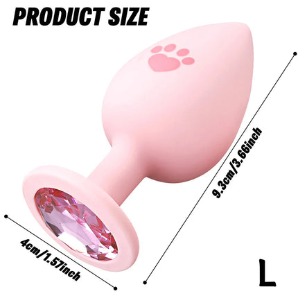 3 Sizes Anal Plug Butt Women Men Silicone Round Shaped Erotic Penetration Anal Bullet Gay anal Masturbator Sex Toy for Adults 18