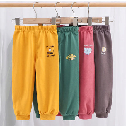 Cotton Kids Pants Baby Boys Leisure Sport Pants Little Girls Trousers Children Toddler Fashion Sweatpants Casual Pants