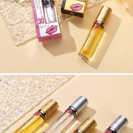 Instant Volumising Lip Plumper Oil Enhancer Lip Gloss Plumping Serum Moisturizing Anti-Wrinkle Lipstick Sexy Lip Care Makeup