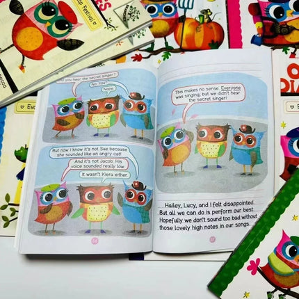 17 Books/Set Owl Diaries English Picture Book Kids Early Education Childhood Learning Writing Diary Girls' Age 6-12 Years