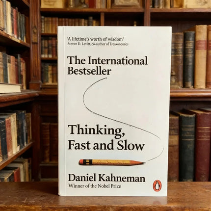 Thinking, Fast and Slow English Paperback Behavioral Economics Cognitive Psychology Rational Thinking Self Growth Guide Book