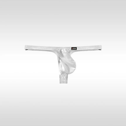 Men's Underwear Thong Ultra-Thin Ice Silk Breathable Sexy Low-Rise T-Back Stretch-Fit Under