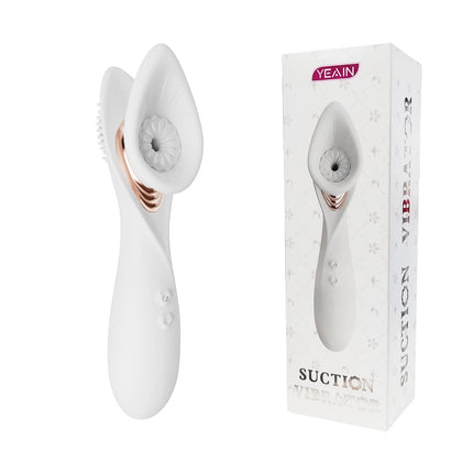 Powerful Oral Sucking Vibrator 2 in 1 Clitoris Nipple Stimualtion Vacuum Sucker Vaginal Orgasm Pleasure Adult Sex Toys for Women