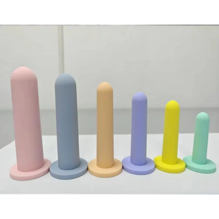 Silicone Dilators for Pelvic Floor Strengthening 6 Different Sizes Pelvic Floor Training Device Women Dilators for Women