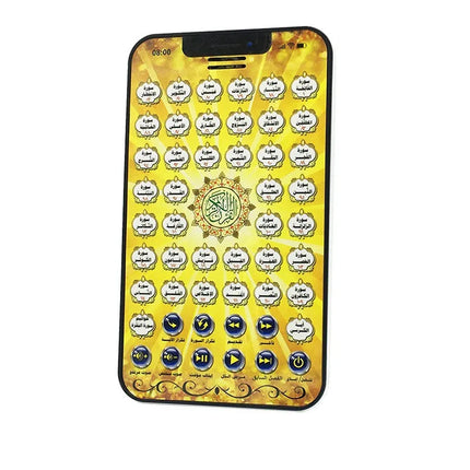 38 Chapters Arabic Islamic Best Gift for Muslim Kids Educational Al Kuran Learning Machine Toys Tablet Toy Pad  Kids Gift