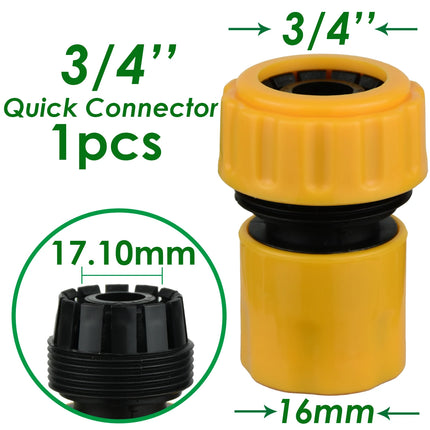 KESLA 1 3/4 1/2 inch Garden Water Hose Quick Connector Pipe Extension Coupler Fitting 25 20 16mm Repair Joint Irrigation System