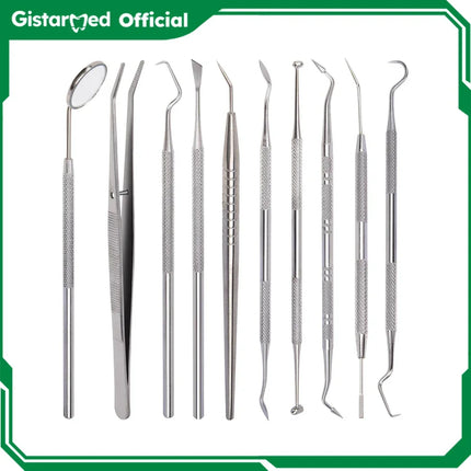 1pcs Tartar Scraper Scaler Plaque Remover Dental Mirror Teeth Pick Spatula Dentist Hygiene Oral Care Kit Tooth Cleaning Tool