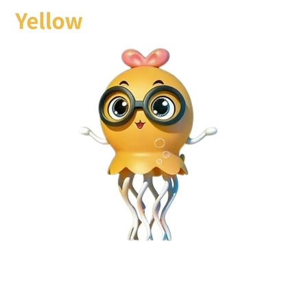 Best Selling Electric Quirky Dancing Bow Tie Shaped Jellyfish Automatic Sensing Obstacle Avoidance Light Up Toy Birthday Gift