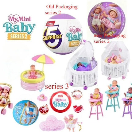 New Surprise Doll ZURU  My Mini Baby Surprise 1st Gen   Series 2  3rd Generation   Series 4 Ball   Holiday Gift for Children