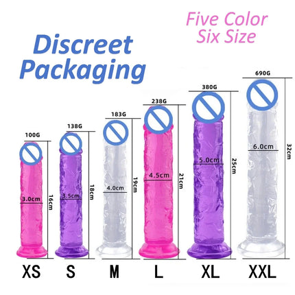 Huge Flesh Realistic Dildo Vagina Anal Butt Plug Strap On Penis Suction Cup For Woman Adult Vibrator Sex Toy Shop Pussy Pump