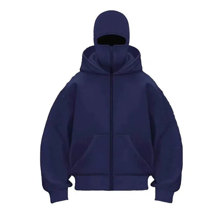 2025new  Autumn/Winter Women's Balaclava Y2K Gothic Harajuku Winter New Hooded Sportswear Women's Hooded Mask Zipper Sportswear