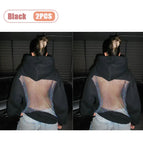 Black-2PCS / XXL