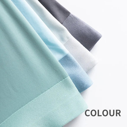 MiiOW 3Pcs Summer Ice Silk Men Boxer Underwear Seamless Sexy Underpants Graphene Antibacterial Men's Panties Trunks Boxers 5XL