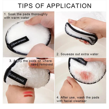 1PCS Makeup Remover Pads Cosmetics Reusable Face Towel Make-up Wipes Cloth Washable Cotton Pads Skin Care Cleansing Puff Tool