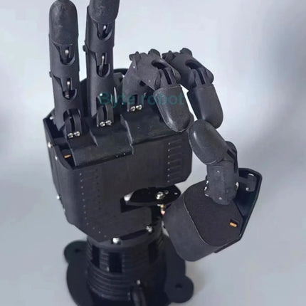 6 Dof Robot Hand with Five Fingers Servo Control Left Right Bionic Palm Assembled Gripper Claw for Programmable Robot Hand Kit