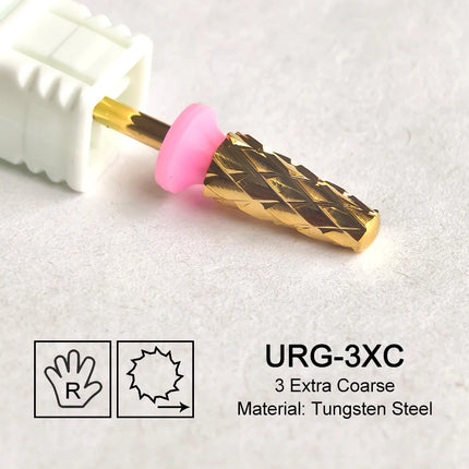 Tapered Barrel Nail Drill Bits Carbide Nails Grinding Head Milling Cutter 4XC Hard Soft Gel Removal Polishing DIY Tools