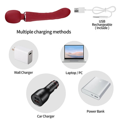 Powerful Huge Head Vibrator for Female Masturbation Orgasm AV Magic Wand Massager Nipple Clitoris Stimulator Sex Toys for Woman