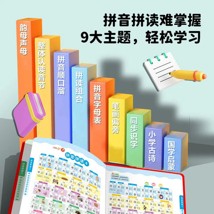 Chinese Pinyin Audiobook, Children's Learning of Pinyin, Literacy, Language Enlightenment, Cognitive Early Education