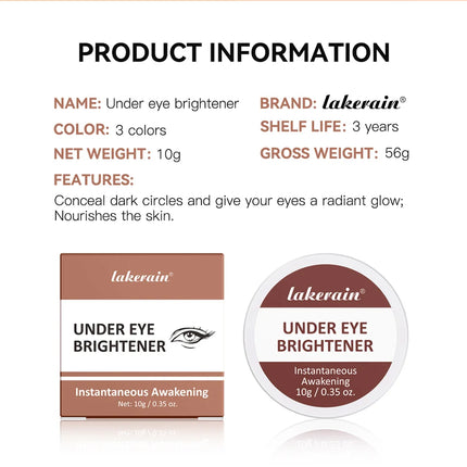 Eye Concealer Covers Dark Circles And Bags Under Eyes Brightens And Nourishes Eyes And Tightens Skin Korean Girls Eye Cosmetics