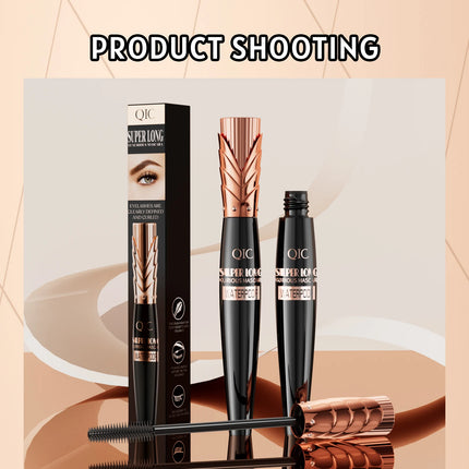 5D Black Waterproof Mascara Lengthens Eyelashes Extension Thick Silk Fiber Mascara Female Makeup Eye Cosmetics Tools for Gifts