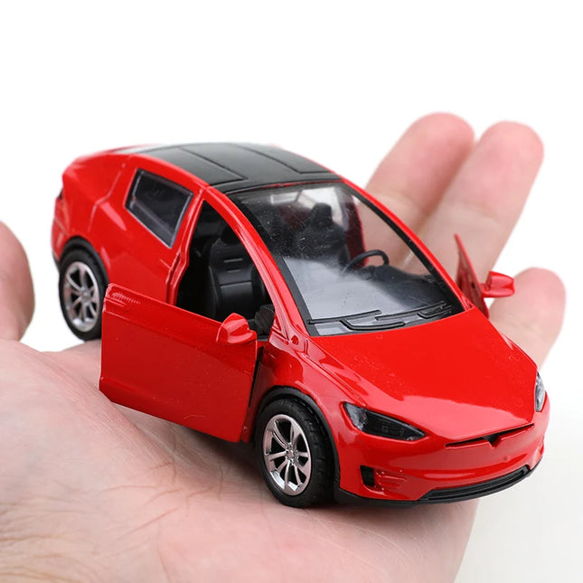 (bagged)1:36 Tesla MODEL X SUV, Alloy Model Car, Simulated vehicle, children alloy car, boy's toy model, car ornaments