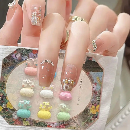9 Grids Oil Paintting Nail Cream Gel Drawing Gel Paste 3D Texture Oil Gravel Sculpture Varnish Embossing Nail Art Gel