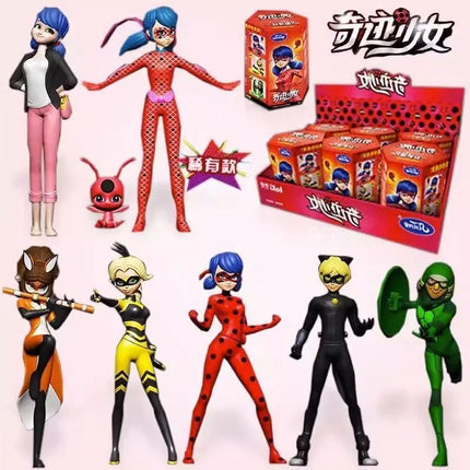 Miraculous: Le Film Joaninha Blind Box Anime Action Figure Model Toy Mystery Box Collectible Kawaii Doll Desktop Decoration Gift