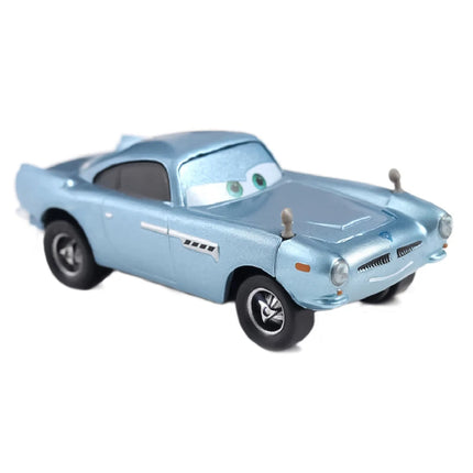 Disney Cars Toy British Super Spy Finn McMissile 1:55 Diecast Model Basic And Cross Dressing Version Children's Alloy Toy Car