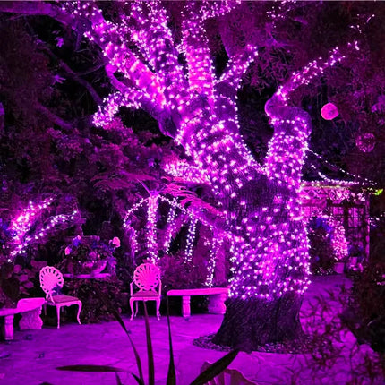 Outdoor Solar String Light 300/200/100/50 LED Fairy Garland 8 Mode Garden Yard Tree Christmas Party Waterproof Copper Wire Lamp