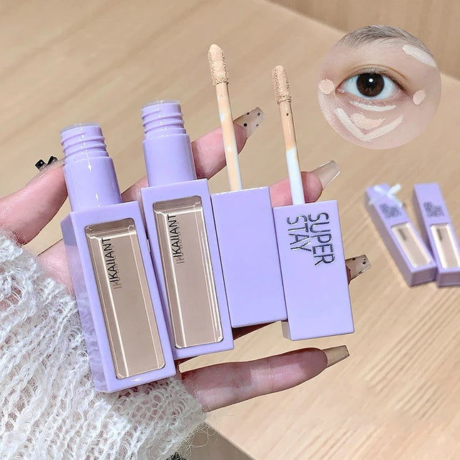 Color Correction Liquid Concealer White Foundation Makeup Base Face Brighten Cover Up Dark Circles Waterproof Concealer Stick