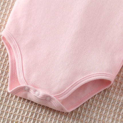 Custom Text (Baby's Name) Jumpsuit It's all Settled Print Cotton Onesie 0-12 Months Triangle Romper Design DIY Newborn Clothes