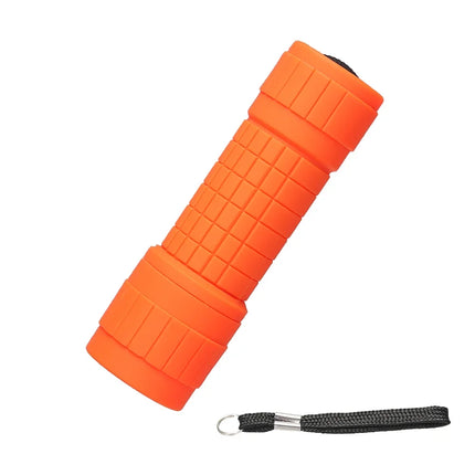 Portable LED Mini Children's Flashlight Strong Lighting Using 3 Batteries Fixed Focus Pocket Outdoor Waterproof Camping Torch