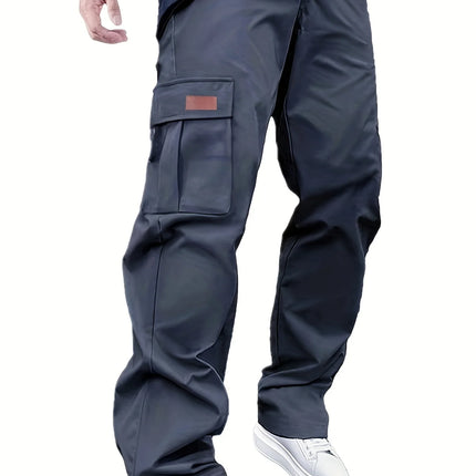 2026 Amazon Summer New Men's Work Pants European and American Independent Station Drawstring Multi Pocket Casual Pants