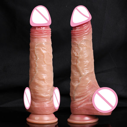 Realistic Dildos for Women Masturbation Adult sex toys Vaginal anal G-spot stimulation Skin Sliding Foreskin Testicles Dildo 18+