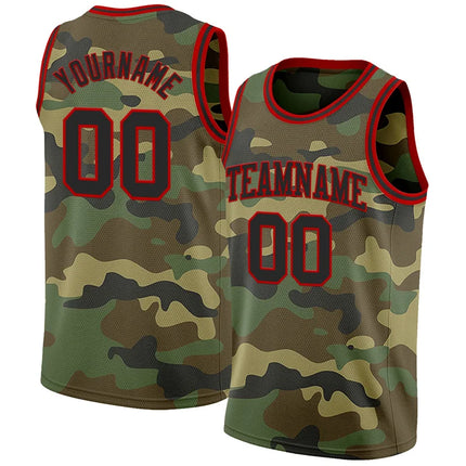 Custom Name Camo Basketball Jersey Tank Top Men Kids 2025 Summer Sports Vest Camouflage Basketball Team Sleeveless Mesh Tees