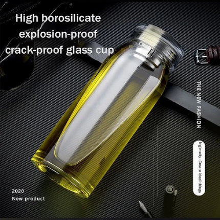 Borosilicate Anti-crack Glass Tea Cup Large Capacity Transparent Thickened Glass Tea Water Bottle High Borosilicate Glass Cup