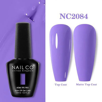 NAILCO 15ml Red Color Series Gel Varnish Coffee Gel Nail Polish Maximalism Reddish Gellak Design Brown Lacquer Nail Art Manicure