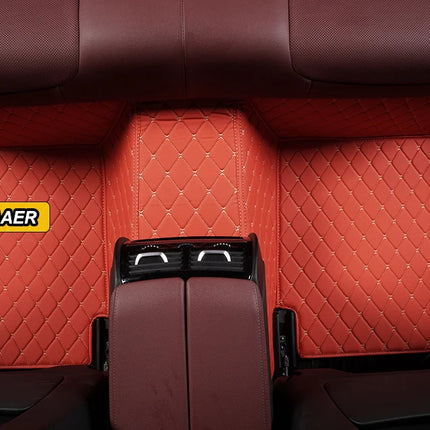 Custom Car Floor Mats For VW Polo Polo-Plus Polo-GTI Auto Carpets Foot Coche Accessorie