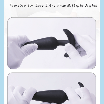 S/M/L 3 Sizes Anal Plug Soft Silicone T-Shaped Anal Plug Butt Plug Adult Sex Toys for Men Women Gay Prostate Massager Dildo