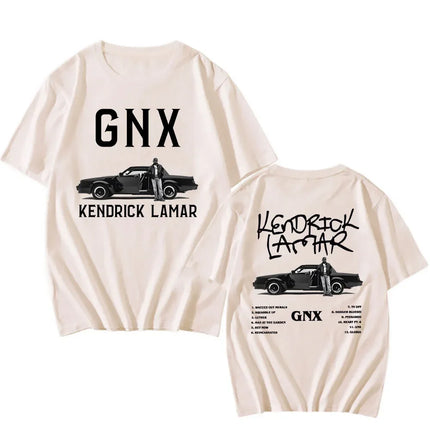 Kendrick Lamar X SZA GrandNational Tour 2025 T-shirts GNX Album Graphic Print T-shirt Cotton Summer Soft Tee-shirt Unisex Men Top