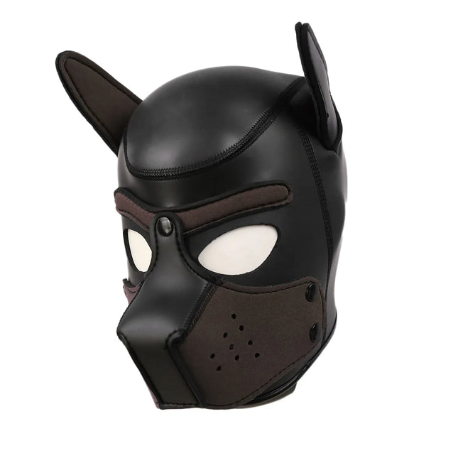 Exotic Accessory of XL New Increase Large Size Puppy Cosplay Neoprene Fetish Hood Mask for Couples Dog Role Play Erotic Costume