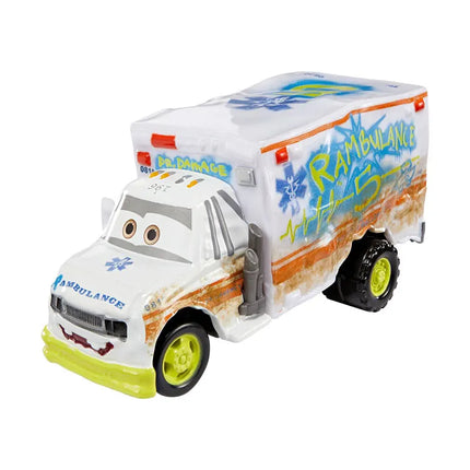 Pixar Cars 3 The Thunder Valleycrash Party Sheriff Mud McQueen Miss Mr Destroy Metal Diecast Toy Car Kids Birthday Gifts
